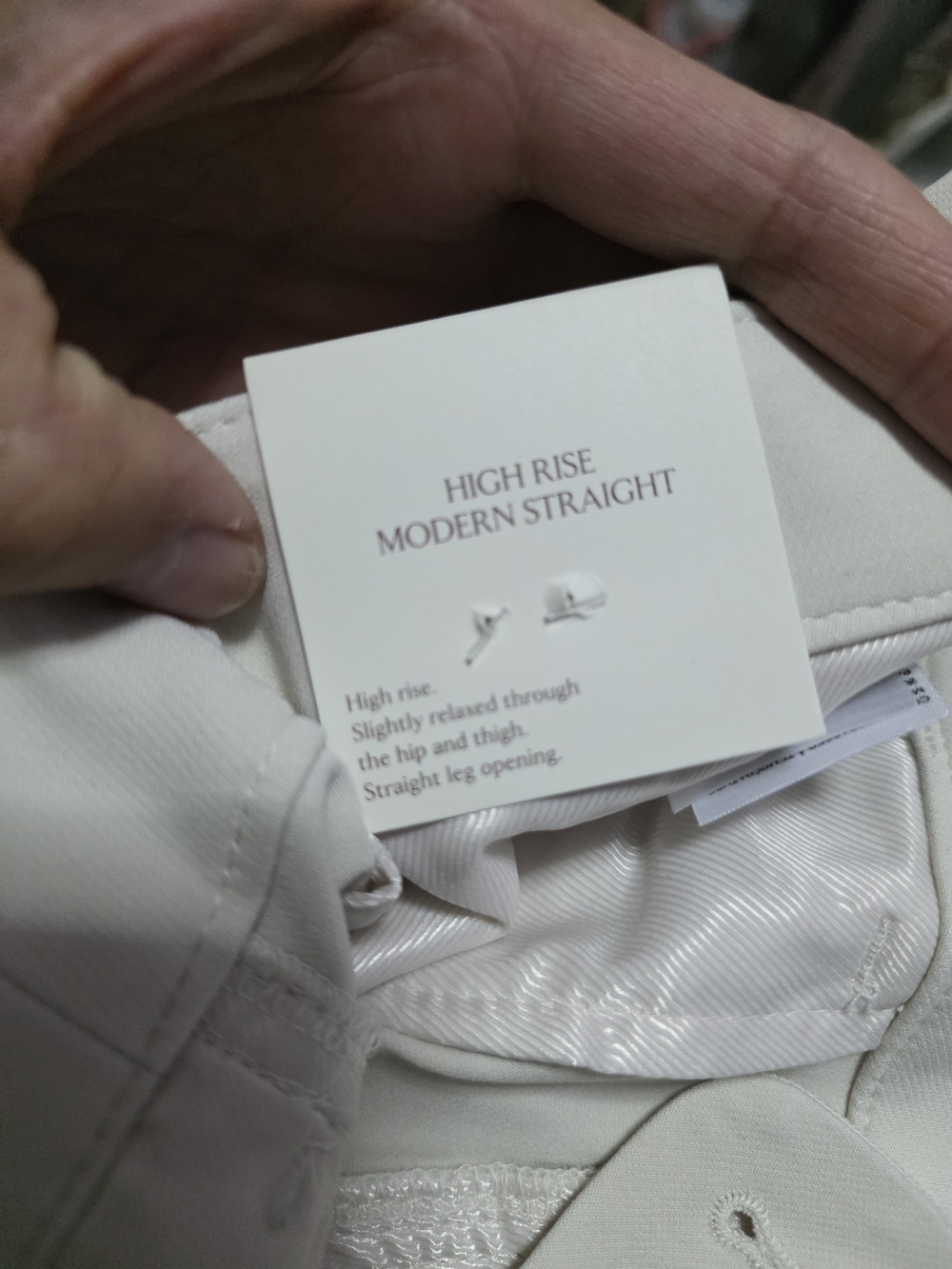Banana Republic High-Rise Modern Straight Pants